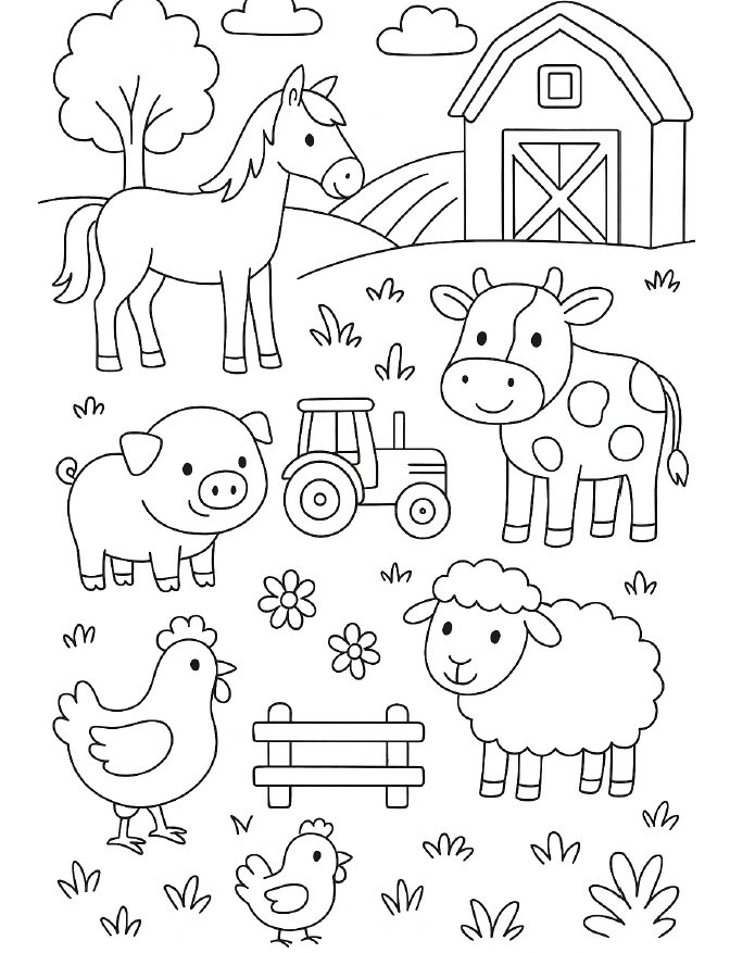 Farm Friends activity pack