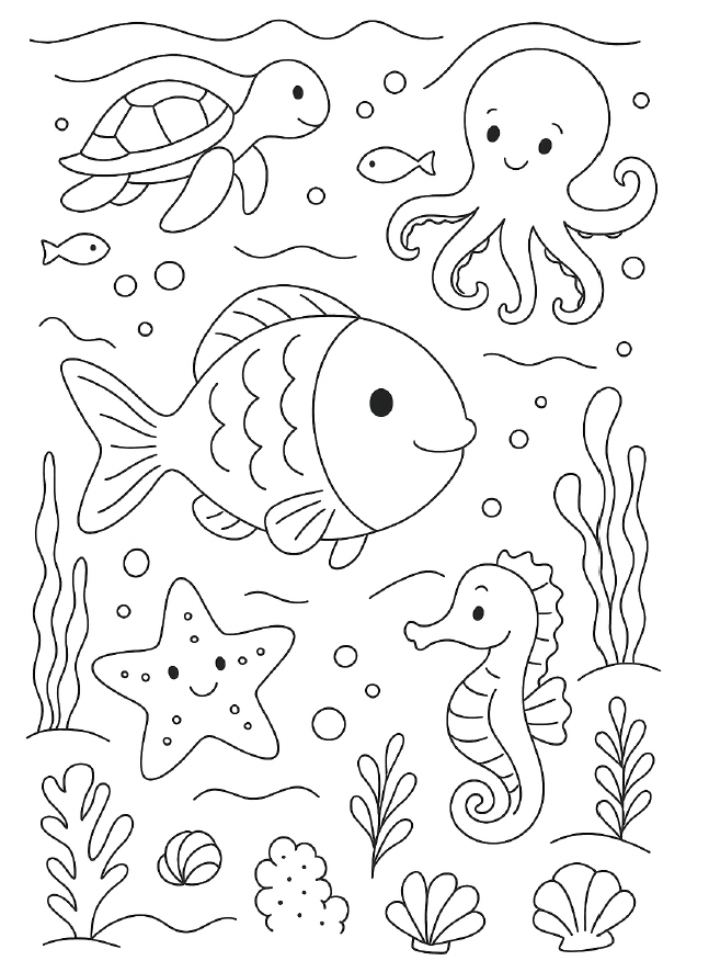 Under the Sea activity pack — printable PDF