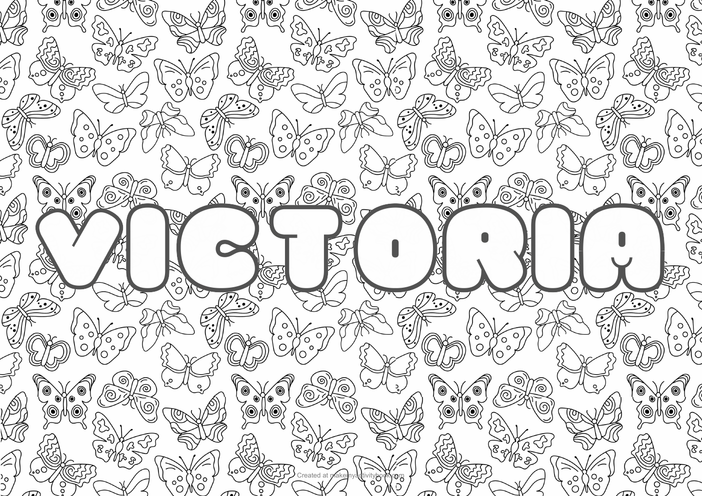 Victoria butterflies colouring sheet