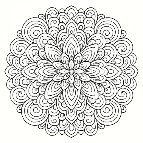 Mandala coloring pages