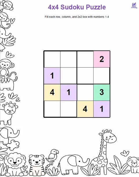 Easy sudoku puzzle