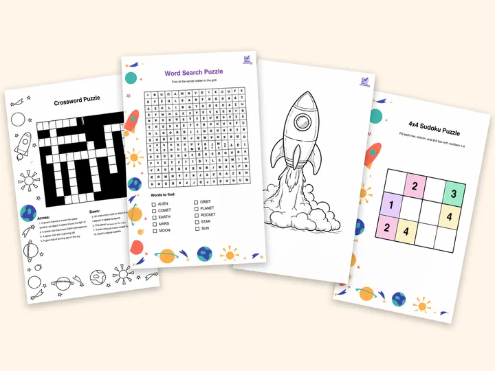 Space Explorer activity pack