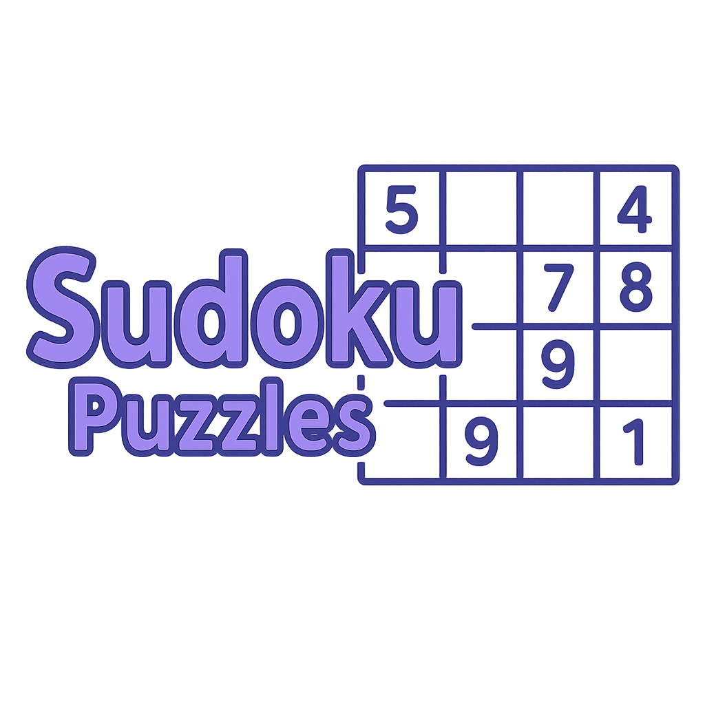 4x4 sudoku puzzles for kids ages 5-8 with colorful numbers and solutions